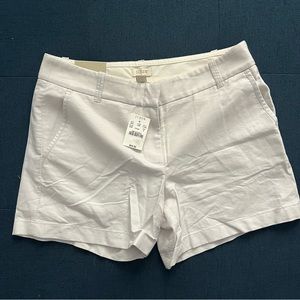 j crew nwt city fit shorts in powered oxford size 8